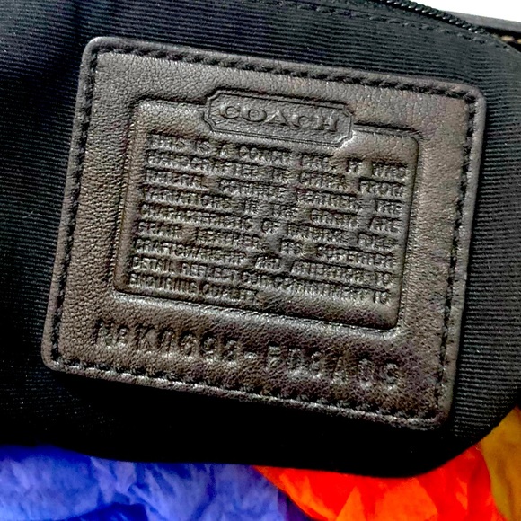 COACH Soho Vintage Doctor's Bag Double Pocket Satchel Style #F08A09, black - Picture 5 of 6